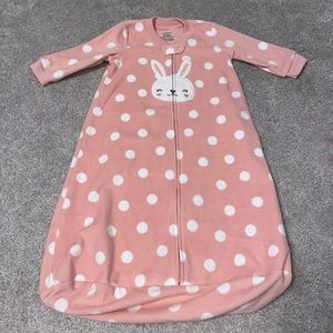 Baby Girl Fleece zip up Size 6 - 9 months keeps baby hair to warm and cozy